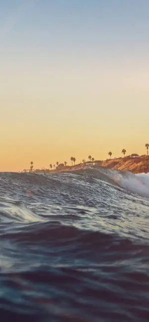 iPhone X Beach Swelling Wave