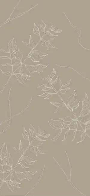 iPhone X Minimal Leaves Line Art Background