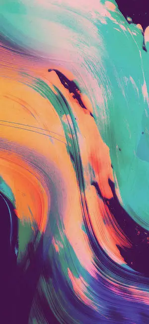 Colorful Abstract Artwork on an iPhone XR