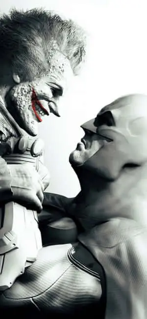 The iPhone XS Max featuring the DC Comics game Batman Arkham City