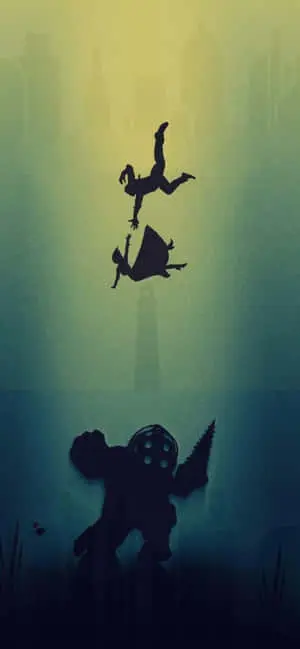 Iphone Xs Max Bioshock Infinite Fictional Characters Aesthetic Background