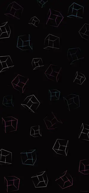 iPhone XS Max OLED Cube Art