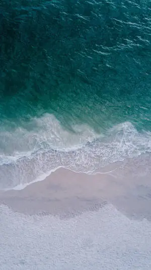 iPhone XS Ocean High Angle Shot
