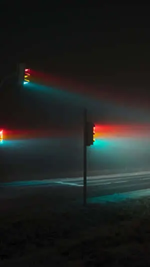 Stop Lights iPhone XS OLED Background