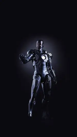 Ironman Figure Dark Iphone