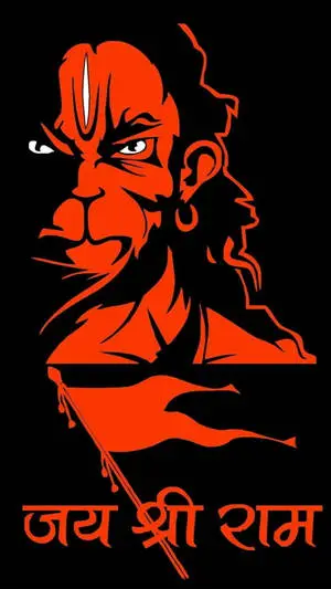 Jai Shree Ram HD Angry Hanuman