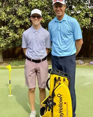 John Senden And Teenage Son