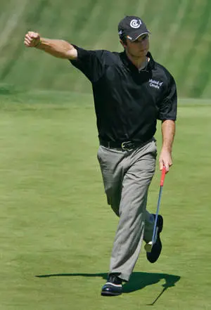 Kevin Streelman Doing Fist Pump