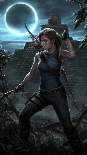 Lara Croft iPhone Ancient Temple