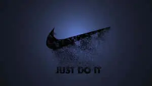 Faded Nike Just Do It Logo Background
