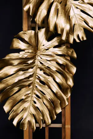 Magnificent view of a stunning gold and black abstract design