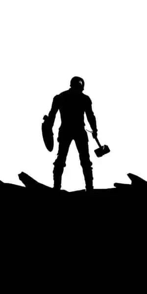 Minimalist Captain America Worthy