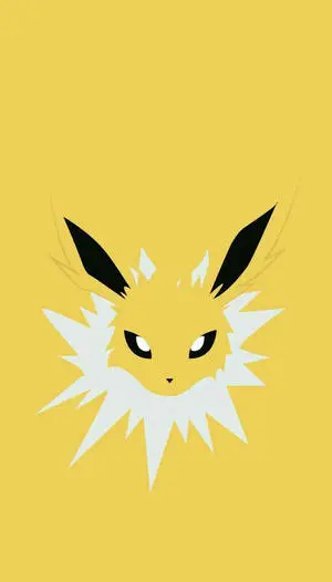 Lightning Strikes - Jolteon Minimalist Art