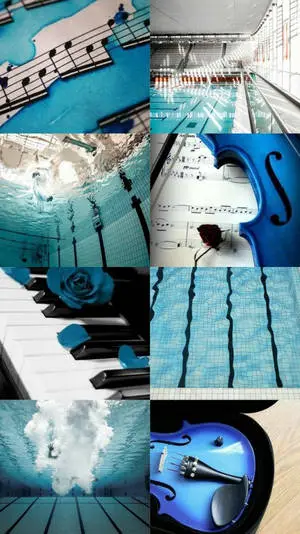Musical Polyptych Keyboard Aesthetic