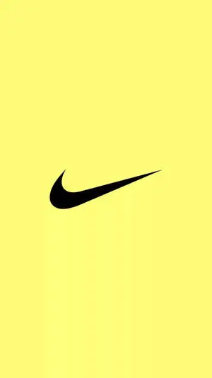 Nike iPhone Yellow Background