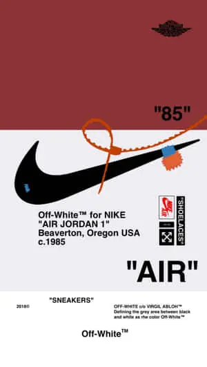 Black Nike Swoosh Logo Off White iPhone 11