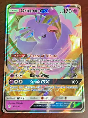 Oricorio TCG Card
