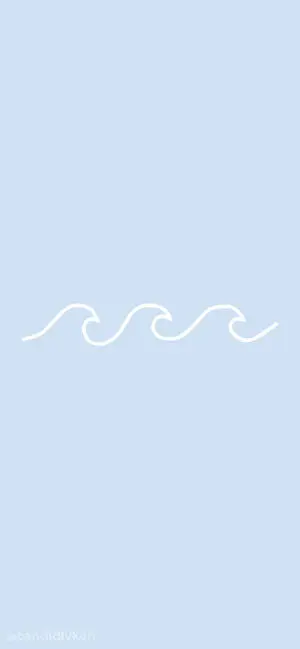 Pastel Blue Aesthetic Iphone Lock Screen
