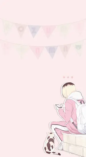 Pastel Pink Kenma Banner