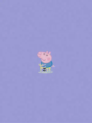 Peppa Pig iPhone George Riding Tricycle
