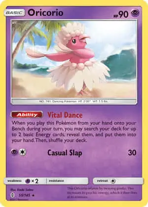 Pokemon TCG Pa'u Oricorio