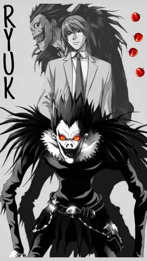 Poster Ryuk And Light Death Note iPhone