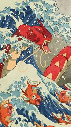 Red Gyarados Pokemon Iphone