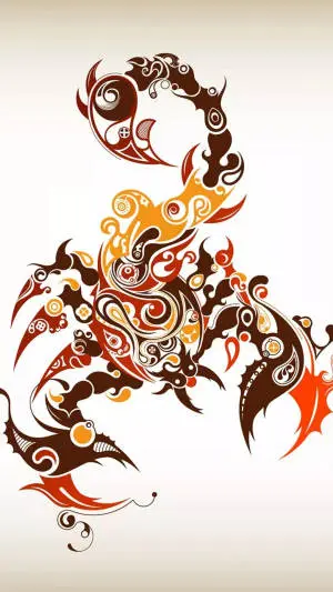 Scorpio Abstract Symbol