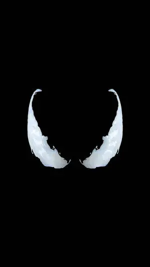 Simple Black Marvel Venom Mask Eyes