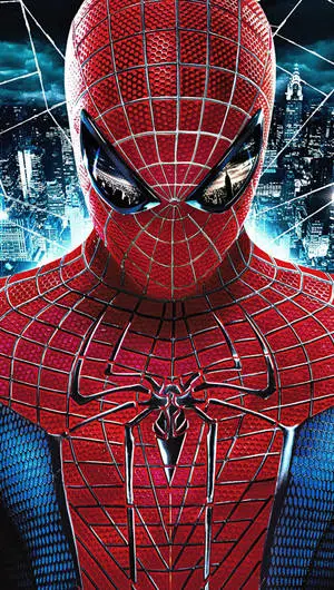 Spiderman showing off his agility