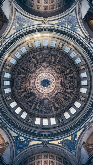 St Paul Cathedral Dome Overhead