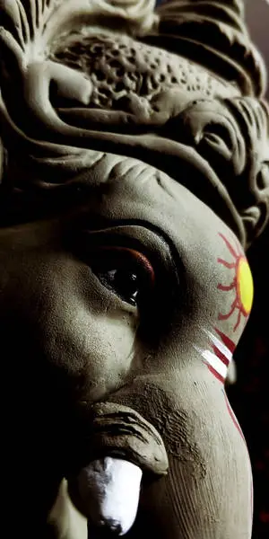 Stone Ganesh Head IPhone