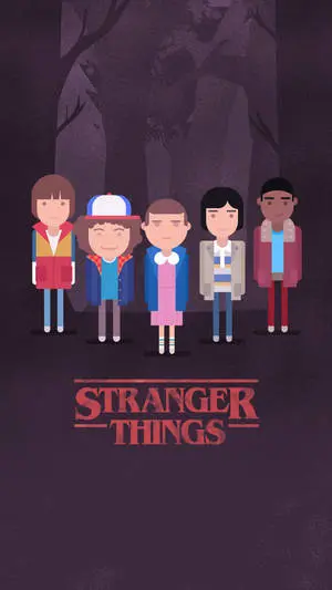 Stranger Things IPhone Minimalistic Art