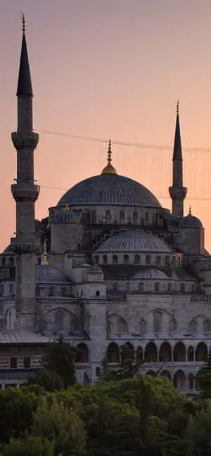 Sultan Ahmed Mosque Iphone Sunset