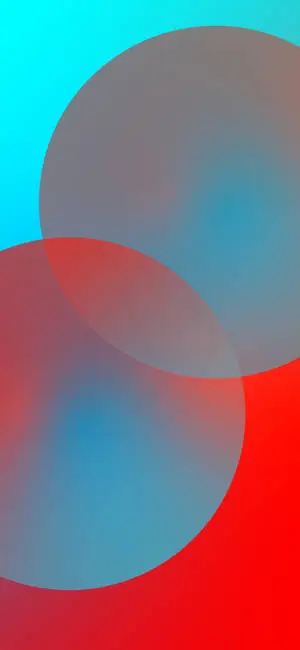 Two Circles Abstract Iphone
