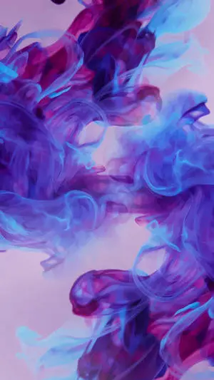 Violet And Light Purple iPhone Ink Explosion