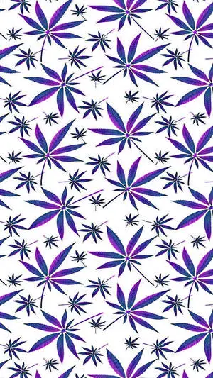 Weed Leaves Pattern For Iphone Screens