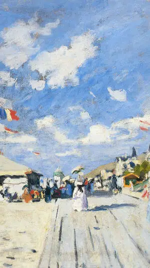 Winter Season Famous Paintings iPhone
