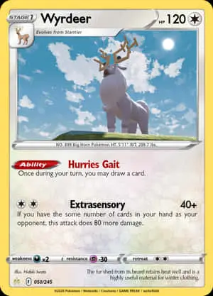Wyrdeer Card